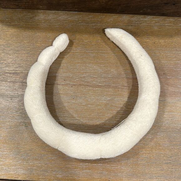 Anthropologie Terry Headband Sable Ivory - Picture 4 of 4